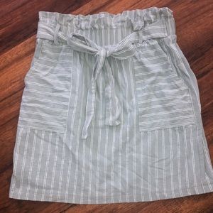 Mint green skirt